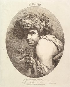 Edgar Zwölf Charaktere aus Shakespeare von John Hamilton Mortimer