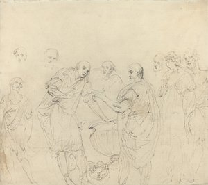 Mucius Scaevola (recto) von John Hamilton Mortimer