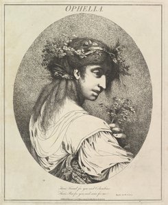 Ophelia Zwölf Charaktere aus Shakespeare, 20. Mai 1775