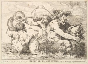 Rachsüchtige Monster, 25. Januar 1780 von John Hamilton Mortimer