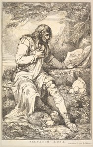 Salvator Rosa aus Fünfzehn Radierungen gewidmet Sir Joshua Reynolds, 8. Dezember 1778