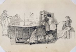 Ein Abend zu Hause, 1804