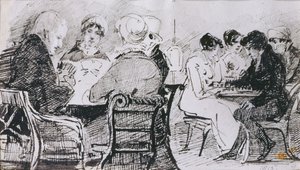 Karten und Schach, 1815 von John Harden