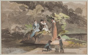 Gruppe am Wasser, 1810