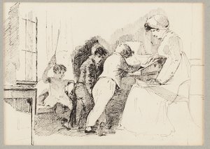 Jessy, Robert, Joseph und Sophie, 1818 von John Harden