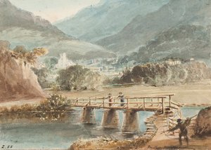 Alte Mühlenbrücke, 1843 von John Harden
