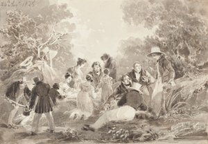 Picknick am See, 1825 von John Harden