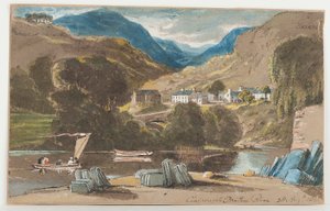 Schieferkai bei Clappersgate, 1817 von John Harden