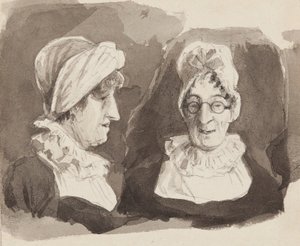 Zwei Ansichten von Mrs H von John Harden