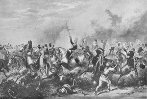 Die 3. leichten Dragoner bei Chillienwallah, 1849, 1849 1909
