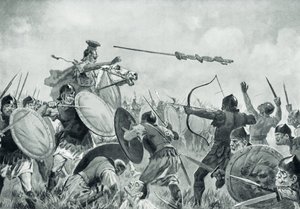 Eine römische Schlacht mit den Volskern von John Harris Valda