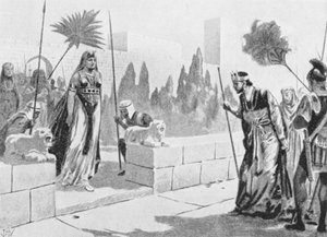 Kleopatra besucht Herodes, ca. 33 v. Chr.
