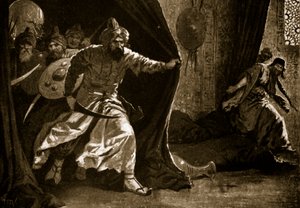 Aufstand der königlichen Garde in Damaskus von John Harris Valda