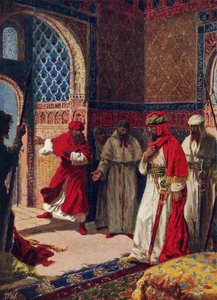 Der letzte Rat von Boabdil in der Alhambra von John Harris Valda