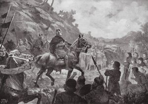 Wilhelms Eroberungszug nach Wales von John Harris Valda