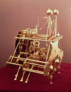Ein Harrison Nummer 1, die erste Navigationsuhr, ca. 1735 (Rückansicht)