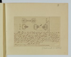 Zeichnungen für das Manuskript von John Harrison