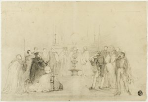 Studie von John Hayter