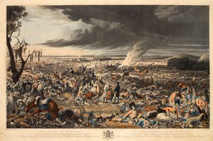 Das Feld von Waterloo, wie es am Morgen nach der denkwürdigen Schlacht vom 18. Juni 1815 erschien