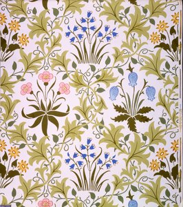 Celandine-Tapetendesign, Ende 1896 von John Henry Dearle