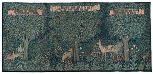 Wandteppich - Grünanlage von John Henry Dearle