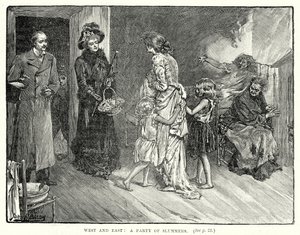 West und Ost: Eine Gruppe von Slummers von John Henry Frederick (after) Bacon