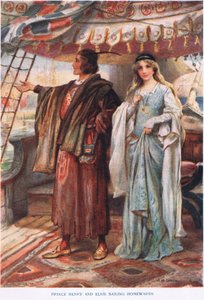 Prinz Heinrich und Elsie segeln nach Hause