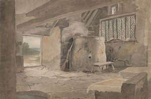Studie eines Hütteninnenraums