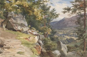 Blick von Craig-y-Barns, Dunkeld, nach Süden