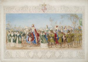 Jane Georgiana, Lady Seymour, Königin der Schönheit von John Henry Nixon