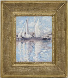 Segel trocknen, ca. 1900 von John Henry Twachtman