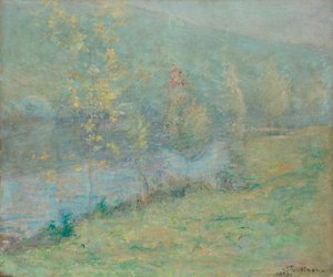 Nebliger Maimorgen von John Henry Twachtman
