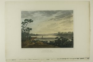 Lynnhaven Bay, Tafel eins der zweiten Nummer von Picturesque Views of American Scenery