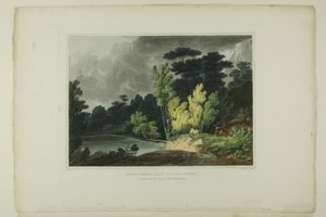 Spirit Creek; in der Nähe von Augusta, Georgia, Platte zwei der zweiten Nummer von Picturesque Views of American Scenery von John Hill