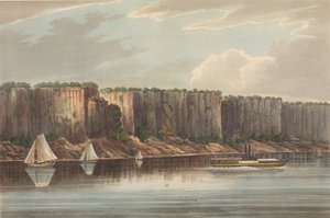 Die Palisaden Nr. 19 aus dem Hudson River Portfolio, 1823-24