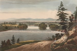 Ansicht in der Nähe von Sandy Hill Nr. 7 aus dem Hudson River Portfolio von John Hill