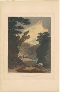 Ansicht in der Nähe der Schuylkill-Fälle von John Hill, after Joshua Shaw