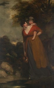Mrs. Richard Brinsley Sheridan und ihr Sohn