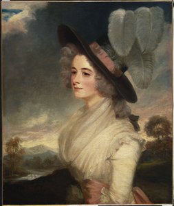 Porträt von Miss Elizabeth Beresford, Halbfigur von John Hoppner