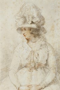 Porträt einer Dame von John Hoppner