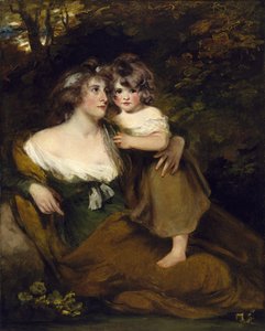 Die Gräfin von Darnley und ihre Tochter, Lady Elizabeth Bligh von John Hoppner