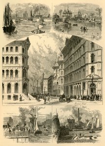 Szenen in Chicago, 1874