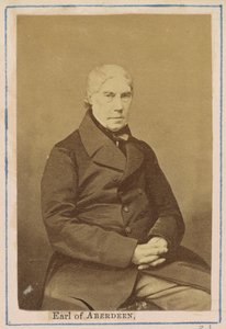 [George Hamilton Gordon, 4. Earl of Aberdeen] von John Jabez Edwin Mayall