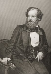 Albert Smith (1816-60), graviert von D.J. Pound nach einem Foto, aus 