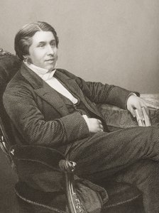 Charles Haddon Spurgeon (1834-92) (gestochen von D.J. Pound nach einem Foto, aus 