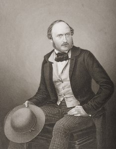 H.R.H. Prinz Albert (1819-61) Prinzgemahl von Großbritannien und Irland, graviert von D.J. Pound nach einem Foto, aus 