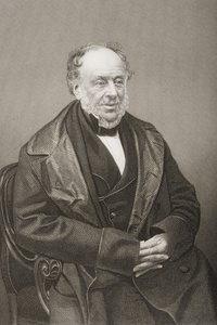 James Brownlow William Gascoigne-Cecil (1791-1868) 2. Marquess of Salisbury, graviert von D.J. Pound nach einem Foto, aus The Drawing-Room of Eminent Personages, Band 2, veröffentlicht in London, 1860 von John Jabez Edwin Paisley Mayall