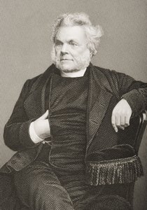John Angell James (1785-1859) graviert von D.J. Pound nach einem Foto, aus 