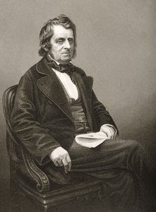 John Arthur Roebuck (1801-79), graviert von D.J. Pound nach einem Foto, aus 