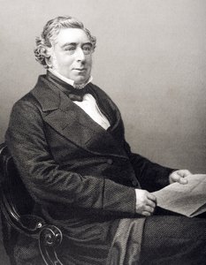 Robert Stephenson (1803-59) graviert von D.J. Pound nach einem Foto, aus 